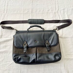 Solo New York Thompson Briefcase Laptop Bag Tablet Carrying Case Travel Strap